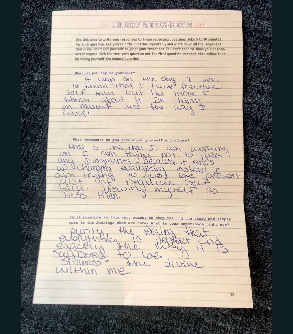 Prisoner Inquiry Worksheet